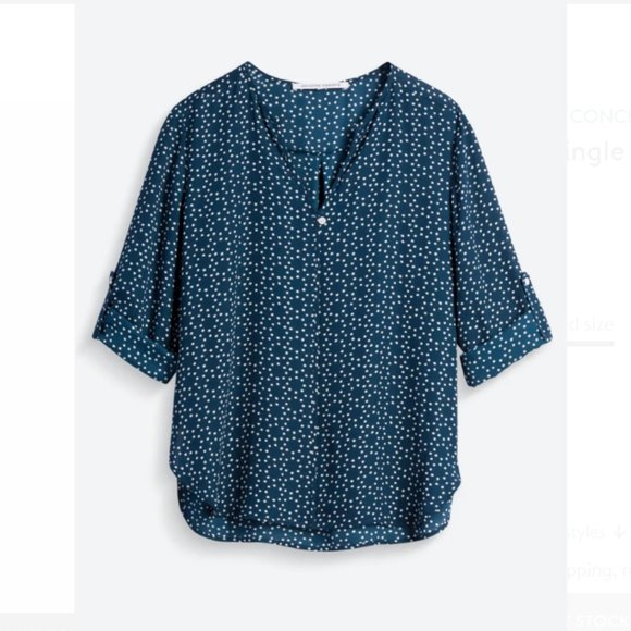 Collective Concepts Sarkise Single Button Blouse - Picture 2 of 2